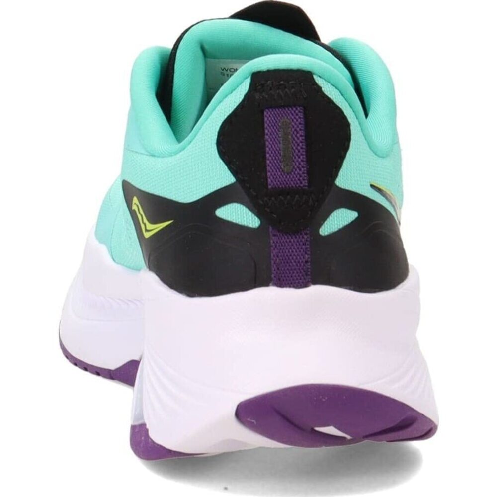 Saucony Women's Guide 15 Running Shoe, Cool Mint/Acid, 6.5 View 5